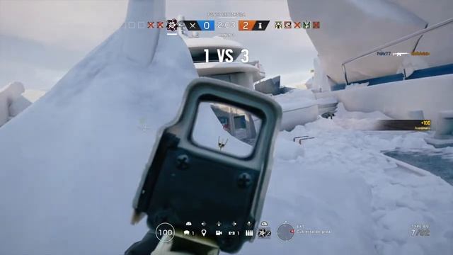 Hibana epic ace 1vs5 (Rainbow Six Siege) смотреть онлайн