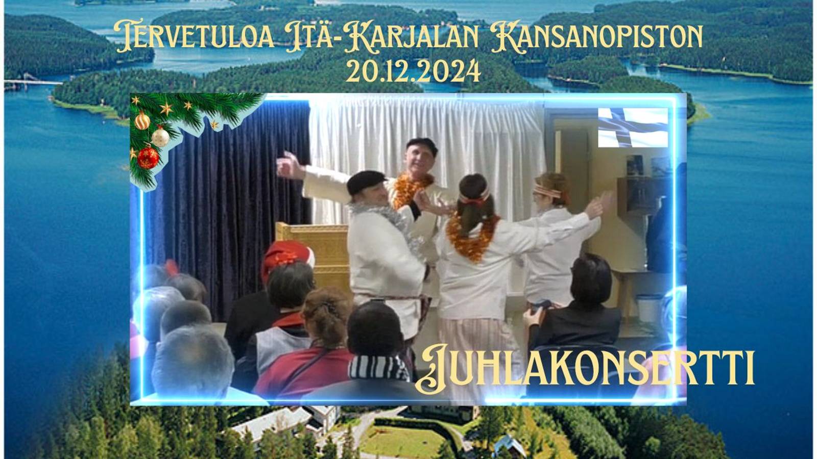 АСТВ. Itä-Karjalan Kansanopisto. Рождественский концерт. 20.12.24