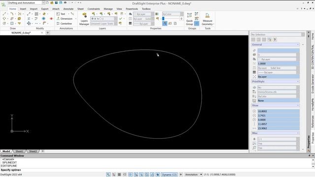 Draftsight How To Spline To Polyline смотреть онлайн