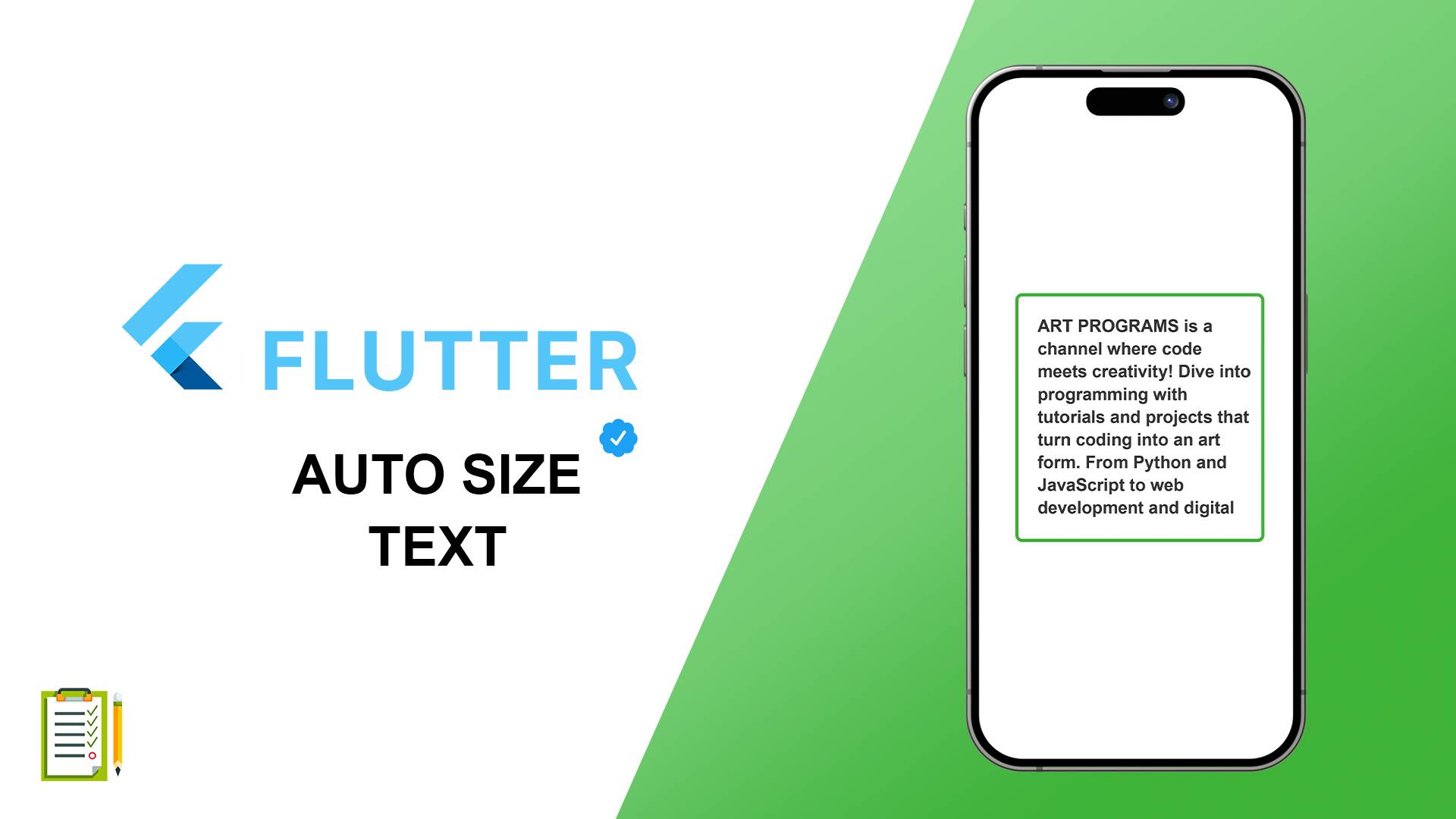 Flutter AutoSizeText Tutorial - Responsive Text Made Easy смотреть онлайн