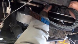 Установка ремня вариатора на снегоход STELS Viking 600