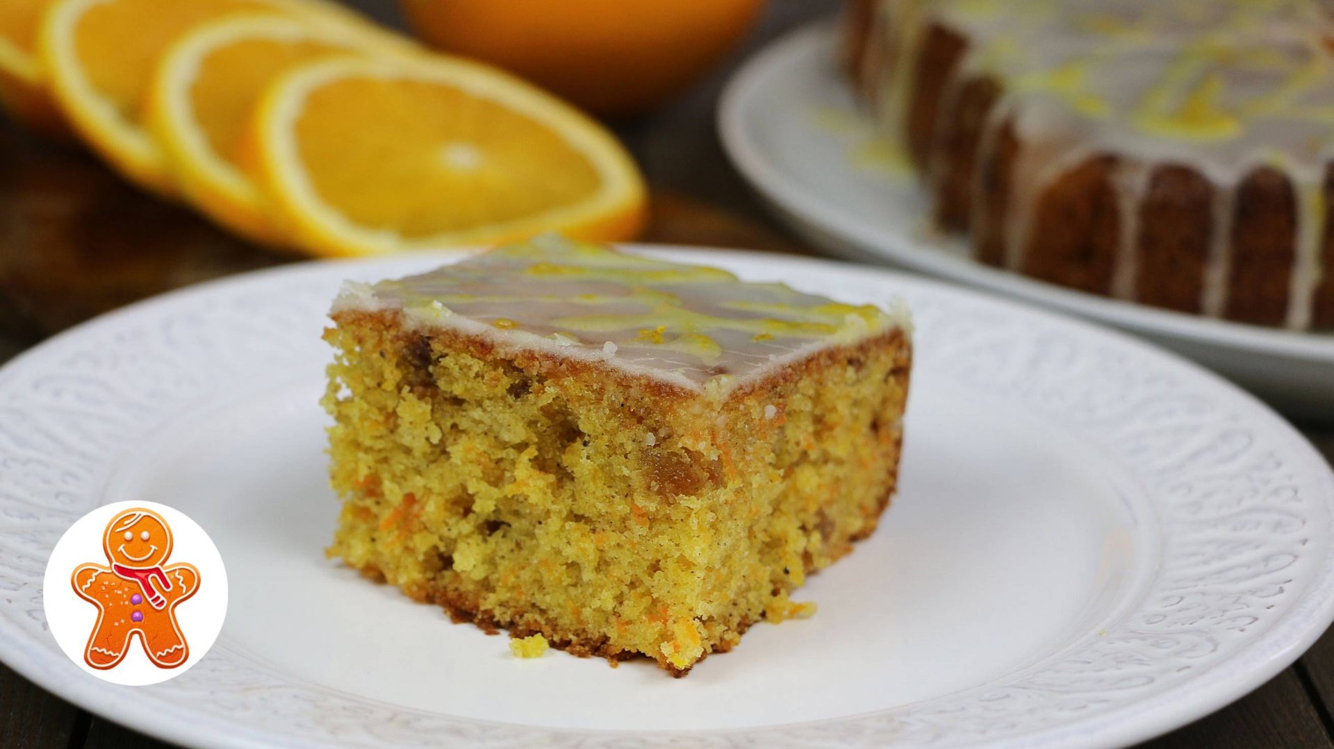 Морковный пирог с апельсиновой глазурью смотреть онлайн