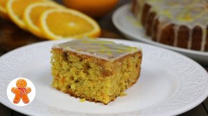 Морковный пирог с апельсиновой глазурью