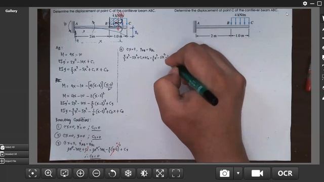 SOLVED PROBLEM USING DOUBLE INTEGRATION METHOD AND MACAULAY BRACKET FUNCTION смотреть онлайн