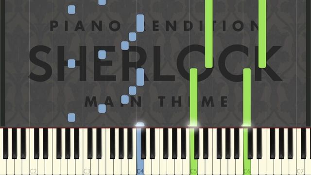 Sherlock Main Theme | Easy Piano Tutorial смотреть онлайн