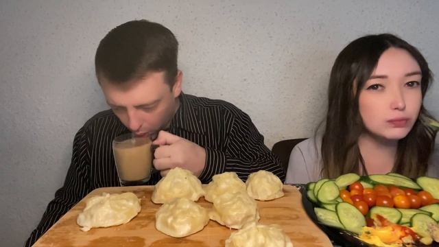 МУКБАНГ манты | ржака 😹 смотреть онлайн