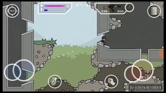 Играем с друзьями в Mini Militia смотреть онлайн