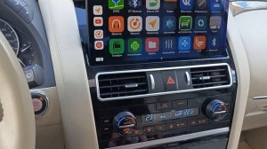 Nissan Patrol Y62 Магнитола в стиле рестайлинг, монитор 13,3"