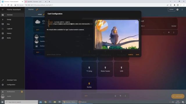 Adding Yoosee Security Camera to Home Assistant via WebRTC Camera Component смотреть онлайн
