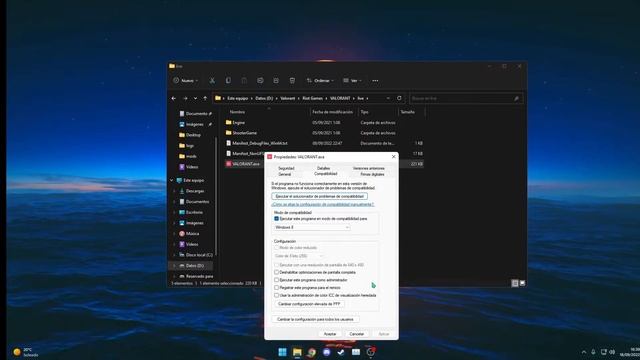 🔥SOLUCIONAR PROBLEMA PANTALLA CONGELADA EN VALORANT | WINDOWS 11 | SIN PROGRAMAS EXTERNOS | 2024