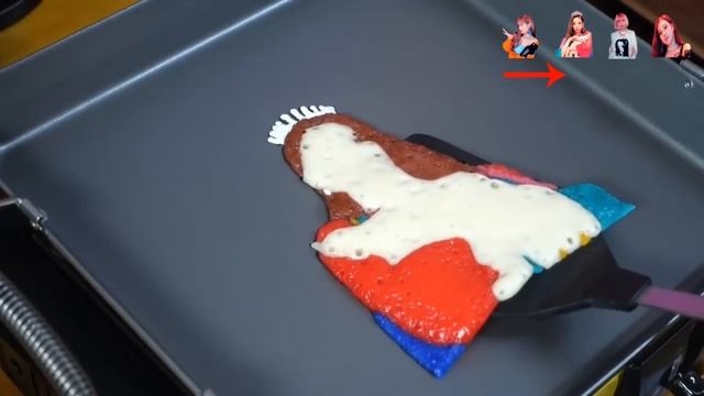 KPOP BLACKPINK(블랙핑크) DDu Du DDu Du LISA, JENNIE, JISOO, ROSÉ Pancake art смотреть онлайн