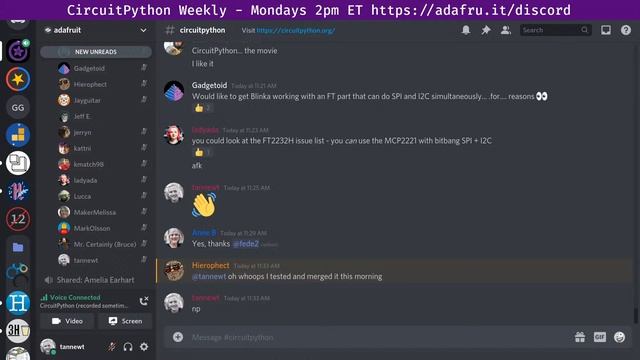 CircuitPython Weekly Meeting for September 9th, 2020 #adafruit смотреть онлайн