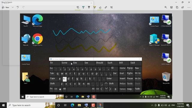 Capture Screenshots with a Snipping tool in Win 10 - Step by Step смотреть онлайн
