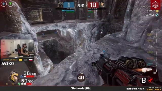 base vs Av3k - Quake Pro League - Stage 3 - Week 9 смотреть онлайн