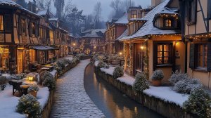 Кольмар, Франция - вечерняя рождественская пешеходная экскурсия в формате 4K | #шариклайф