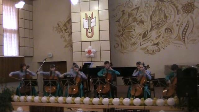 К.Хачатурян "ГАЛОП" Ансамбль віолончелістів"СПІВУЧІ СТРУНИ" м.Шостка ДШM_27-05-2016 смотреть онлайн