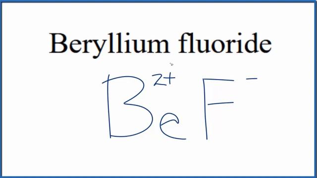 How to Write the Formula for Beryllium fluoride смотреть онлайн