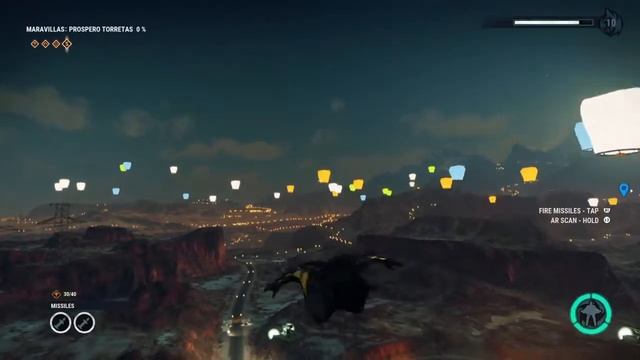 Just Cause 4 - Lantern Easter Egg At Night
