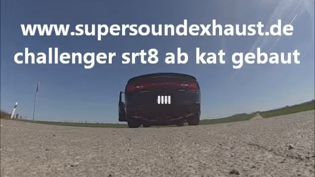 Dodge Challenger SRT8 Edelstahl Sportauspuff Sound von supersoundexhaust.de смотреть онлайн