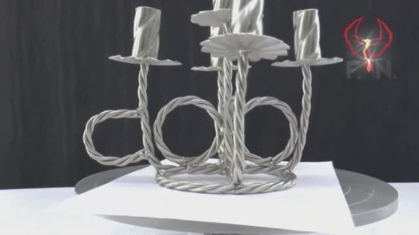 Химическое никелирование металлов (подсвечника). FunChrome Nickel