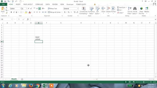Excel 2013 Tutorial# 24 Upper Function in Excel смотреть онлайн