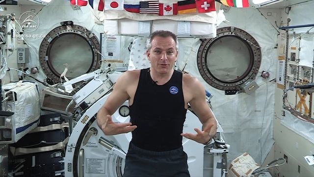David Saint-Jacques explique comment le biomoniteur surveille les signes vitaux des astronautes смотреть онлайн