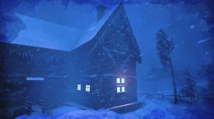 Звуки зимней метели для глубокого сна | Звуки падающего снега и сильного ветра для расслабления