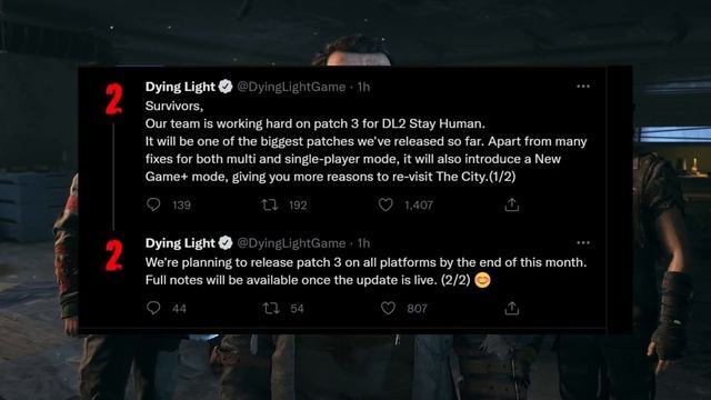 Dying Light 2 NEW GAME PLUS OFFIZIELL ANGEKÜNDIGT + Bug Fixes Update Patch Solo Multiplayer Deutsch смотреть онлайн