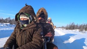 Две девченки поехали на север, на рыбалку.. март 2019 г.