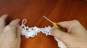 Брюггского кружево.  Соединение тесьмы в круг. Урок 5