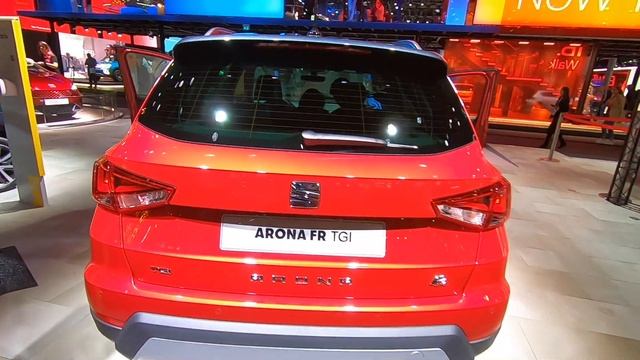 SEAT ARONA TGI FR-LINE COMPACT CROSSOVER SUV DESIRE RED WALKAROUND AND INTERIOR смотреть онлайн
