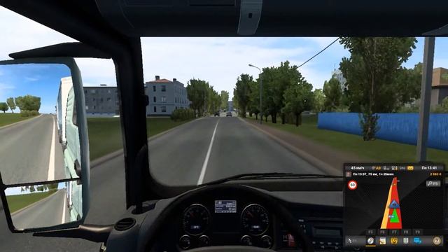 Везём радиаторы в Нарва в (Euro Truck Simulator 2) смотреть онлайн