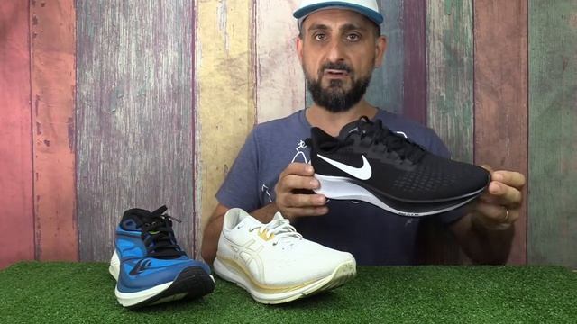 Confronto tra NIKE PEGASUS 37 vs ASICS EVORIDE vs TOPO ATHLETIC ZEPHYR смотреть онлайн