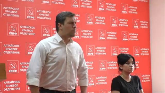 Яркая речь Николая Бондаренко в Барнауле смотреть онлайн
