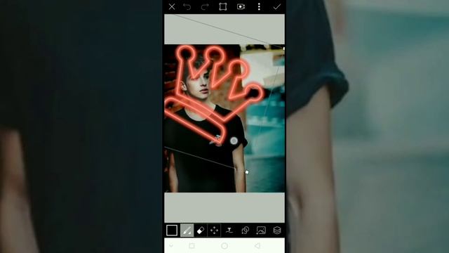 Picsart Neon Editing In Simple Process || It's Kashyap