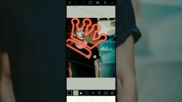 Picsart neon editing in simple process || it's kashyap