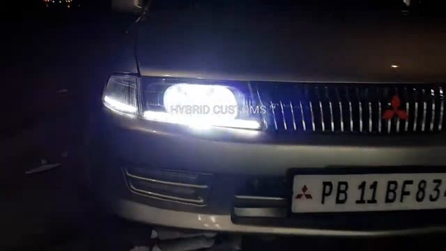 Mitsubishi Lancer Custom Matrix Bi-xenon projector Headlamp смотреть онлайн