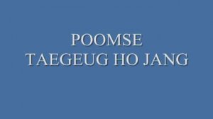 5 Пхумсэ. Taegeug Ho Jang.