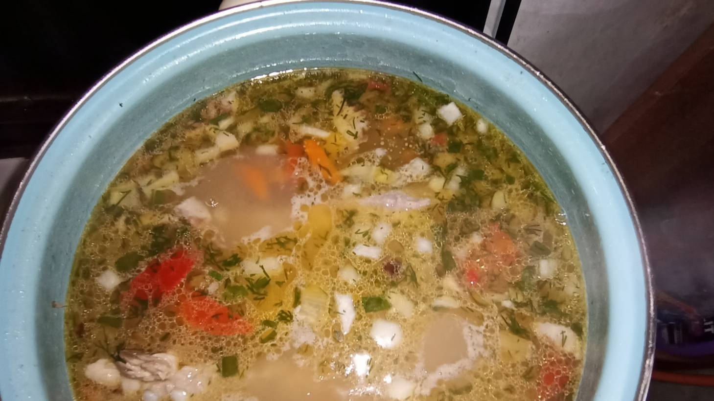 Суп с чечевицей на ребрышках смотреть онлайн