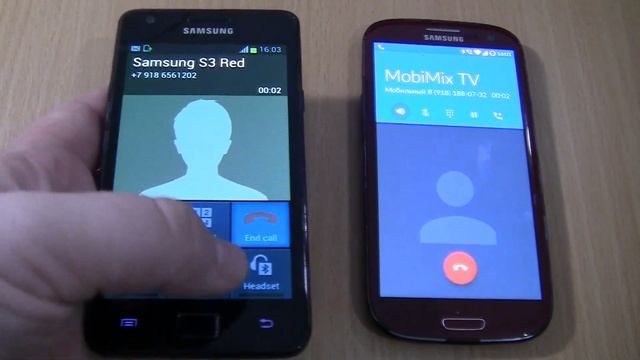 Samsung S2 Incoming call &Samsung Galaxy S3 Android 6 Outgoing call смотреть онлайн