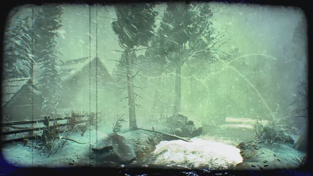 Заснеженная деревенская река - Зимний ручей - Текущая вода - Звуки для сна - Белый шум - 5 часов смотреть онлайн