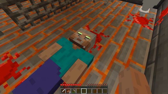 Что этот житель сделал с этим дедушкой в майнкрафт? ЛОСКИ - MINECRAFT смотреть онлайн