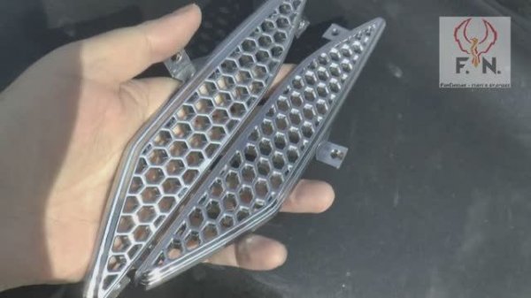 Гальваническое хромирование диэлектриков материалами FunChrome HandMade.