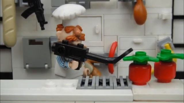 Lego Swedish Chef Three Failed Meals stop motion смотреть онлайн
