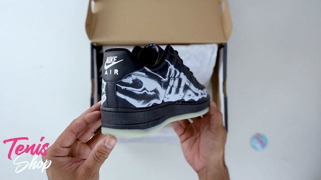 Nike Air Force 1 Skeleton Black - UA Review смотреть онлайн