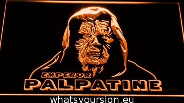 Star Wars Emperor Palpatine LED Neon Sign смотреть онлайн