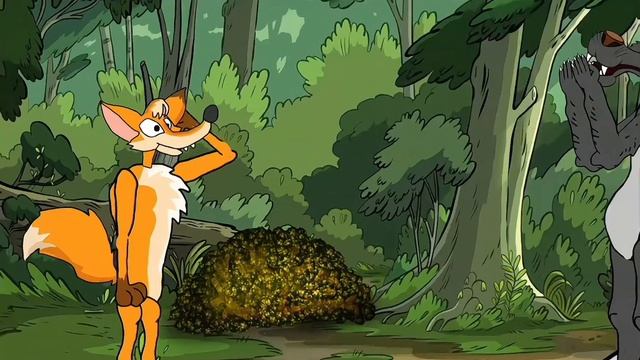 Анекдот Волк, Лиса и Заяц Как Волк Переполох в Лесу Устроил! смотреть онлайн