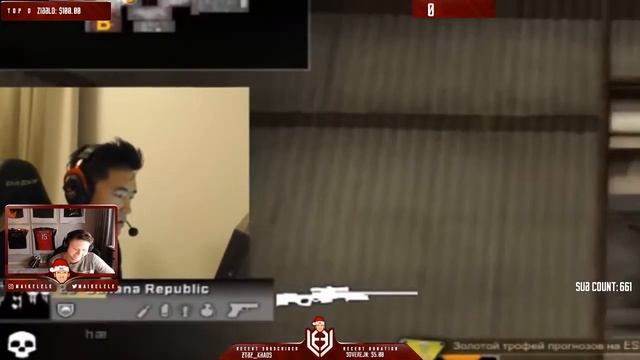 Maikelele reacts to AdreN being Spooked смотреть онлайн