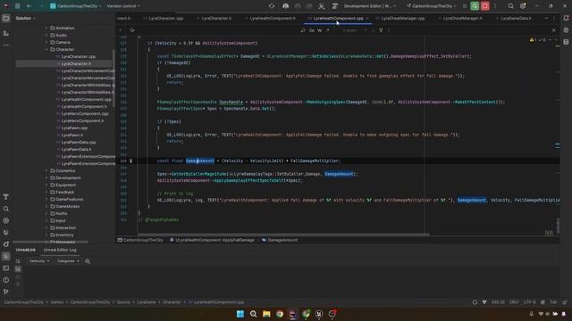 Lyra Series How To Add Fall Damage using C++ CPP for Unreal Engine 5 UE5 смотреть онлайн