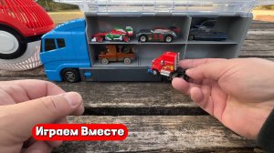 Играем в машинки на улице ! Автовоз 🚗 Видео для детей